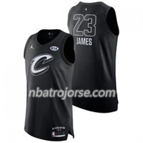 Män Cleveland Cavaliers Tröja Lebron James 23 2018 All Star Jordan Brand Svart Swingman